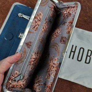 Hobo Denim color Lauren Clutch wallet